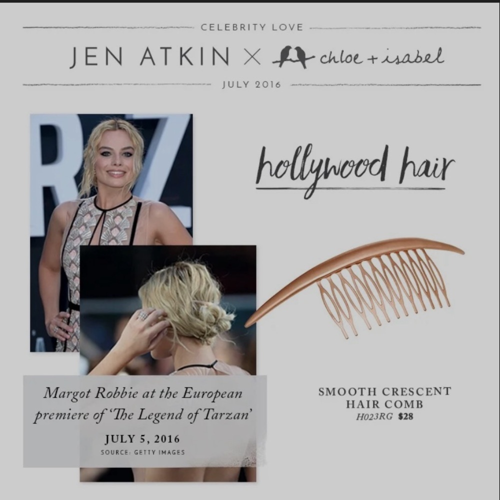 Jen Atkin and Chloe + Isabel Crescent Hair Comb